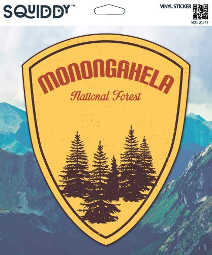 Monongahela National Forest Hiking Camping - Vinyl Sticker Decal for Phone, Laptop, Water Bottle (3" high)