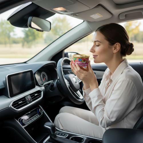 Image of Car Air Freshener Can 45gm.| Long-Lasting Solid Gel Fragrance for Car, Office & Home | Compact Cupholder Fit | Odor Eliminator & Refreshing Aroma for Fresh Drive Experience (Bubble Gum)