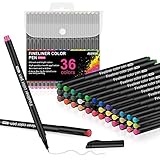 ★ Uso multifuncional ★ Bolígrafos fineliner multifuncionales Ideal para estudiantes, trabajadores de oficina y diseñadores aficionados, bolígrafo especial para dibujar líneas, tomar notas, escribir diarios, bosquejar y dibujar dibujos y muchos más.