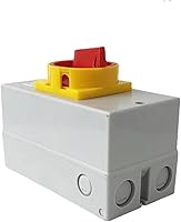 Vista 3 de YMD11-63D ON-Off Interruptor de desconexión aislador de dos posiciones 63A 3P candado Cam Cambio con caja impermeable IP65 (base negra 3P)