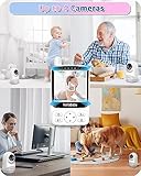 HelloBaby Baby Monitor,29-Hour Battery Life,Upgrade Baby Monitor with Camera and Night Vision,No Wifi,Remote Pan Tilt Camera 2x Zoom, ECO Mode,2-way talk,Up to 1000ft,Temperature - Image 9