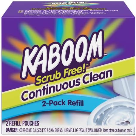 Miniatura 5 de Kaboom Sin frotar! Tabletas de repuesto de limpieza continua de inodoro (2 unidades por paquete). * Solo tabletas de repuesto.