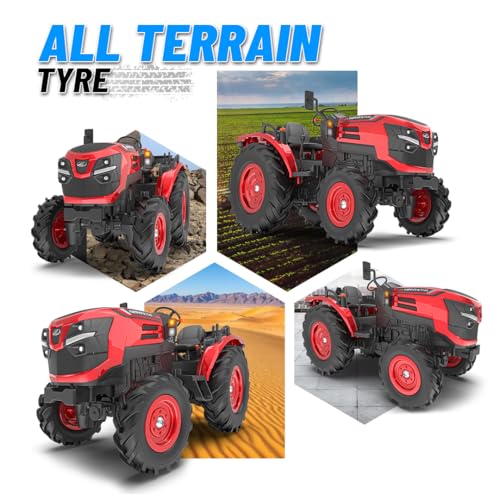 Image of Mahindra OJA RC Tractor Toy for Kids | Remote Controlled Truck | Type-C USB Rechargeable | Originally Licensed Model Vehicle | Gift for Boys & Girls 3+ Years