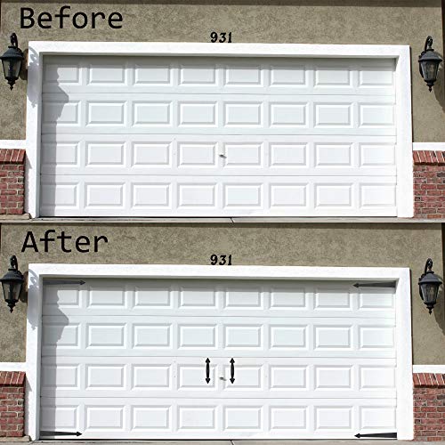 WINSOON Garage Door Decorative Hardware Couch House 6 Pieces