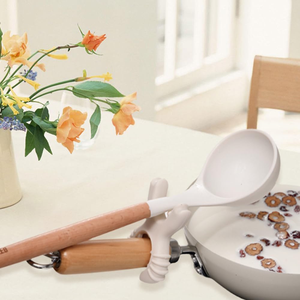 Poggiamestolo in silicone, gadget da cucina multifunzionali, rilascio del vapore, supporto per bacchette, regalo creativo per la cucina, arredamento essenziale per la casa, nuovo strumento da cucina