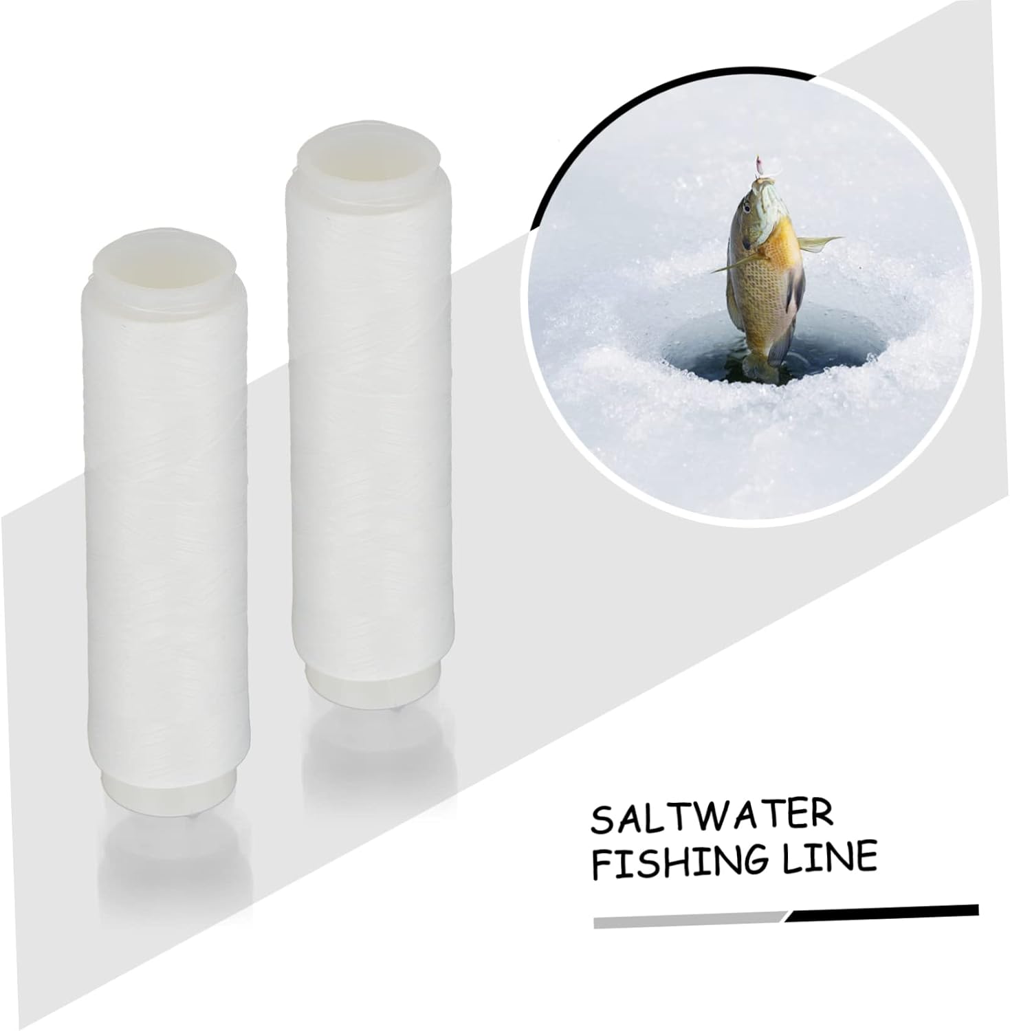 Holibanna 2Rolls Durable Nylon Fishing Line of High Elasticity Slip Abrasion Resistant Fishing Wire for Outdoor Fishing Accessories for Enthusiasts