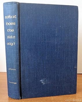 Hardcover What does the Bible say? Book