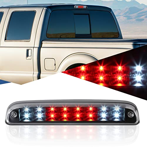 Image of Auto Dynasty LED Third Brake Light for 93-11 Ford Ranger F-250 Super Duty | Dual Row 3rd Brake Light for 93-11 Ranger F-250 F-350 F-450 F-550 Super Duty, High Mount Stop Light Cargo Lamp, Black Housing