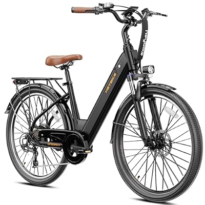 Heybike Cityscape 2.0 Electric Bike for Adults with Peak 1200W Motor, 468Wh Removable Battery, 50Miles 26" Electric Commuter Bike, 7-Speed,UL Certified