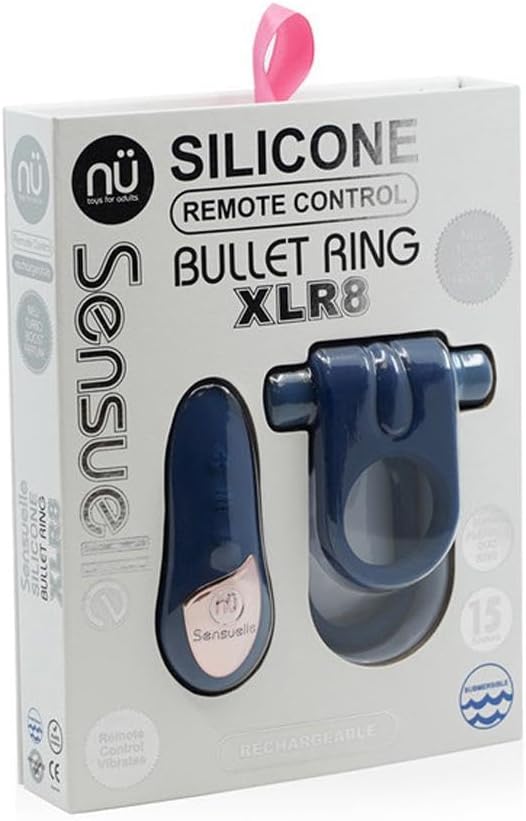 حلقة أزواج Nu Sensuelle XLR8 مع جهاز التحكم عن بعد