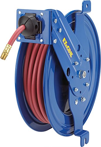 Coxreels EZ-SG19-L450 Side mount reel with guide arm, EZ-Coil safety system equipped, 1/2"x50' 300PSI Air/Water, general industrial applications