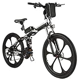 ANCHEER Folding Electric Mountain Bike with 26