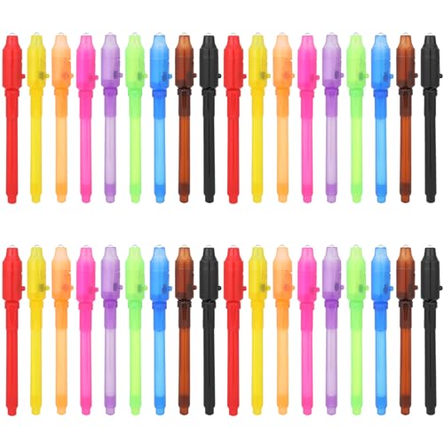 GUKAZH 36 PCS Invisible Ink Pen Spy Pens for Kids, Magic Markers for 6-13 Year Old Boys Girls Fun Outdoor Toys, Birthday Christmas Gift Party Favors Toys for Girls Boys