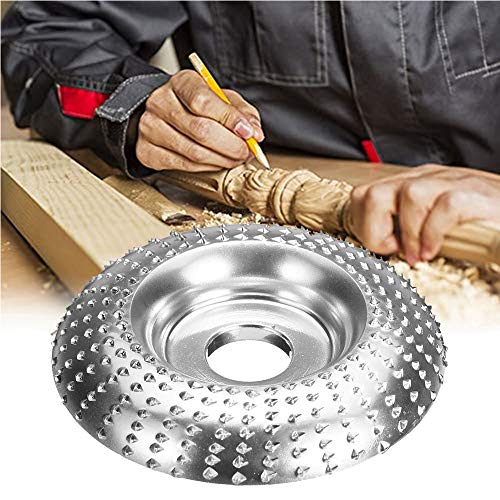 Mola per smerigliatrice angolare in legno carburo di tungsteno mola intaglio disco abrasivo modellatura lucidatura mola piastra taglierina strumento di lavorazione del legno 4In / 100MM
