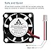 GDSTIME 2 Pack 25mm 5V Fan - Mini 25x25x7mm 2-Pin Brushless DC Cooling Fans for Aroma Diffuser Projector Incubator