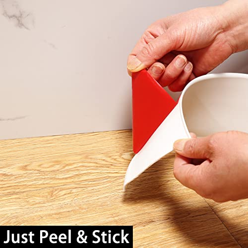 Gaahing Sockelleisten-Leistenleiste zum Abziehen und Aufkleben, überstreichbare Vinyl-Wandsockelleiste für Stuhlschienen, 12 m x 10 cm