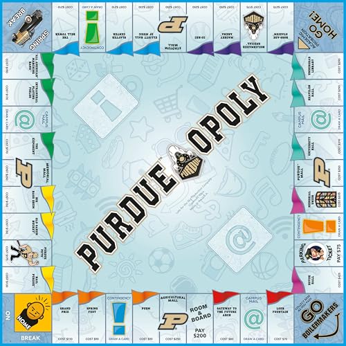 Juego de mesa Purdueopoly edición campus para 2-6 jugadores miniatura 2