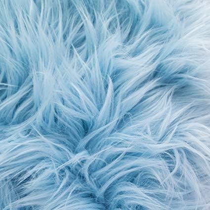 ULTIMATE XXL FAUX FUR CHILDRENS ADULTS GAMING PRE FILLED BEAN BAG BEANBAG (BABY BLUE)