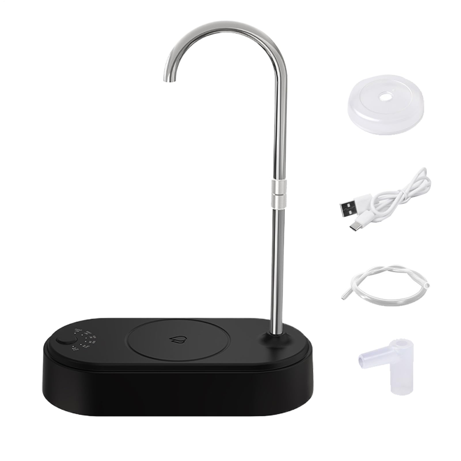 Dispensador de agua para mesa recargable con diseño compacto para casa y viaje