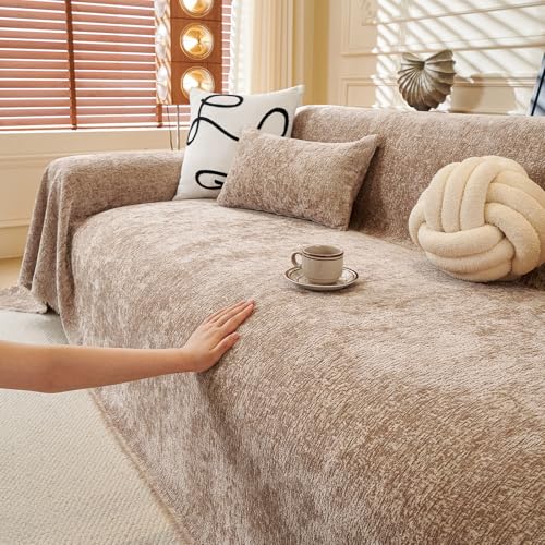 ROOMLIFE Boho Couch Covers for Sofa Washable for 3 Cushion Couch 71''X150''