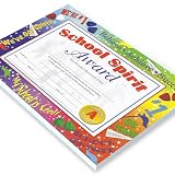 Hayes School Spirit Award Certificates, Perfect for Recognizing Outstanding School Spirit, Customizable Award for Students, Full-Color Glossy Finish, 8.5' x 11' - 30 Pack