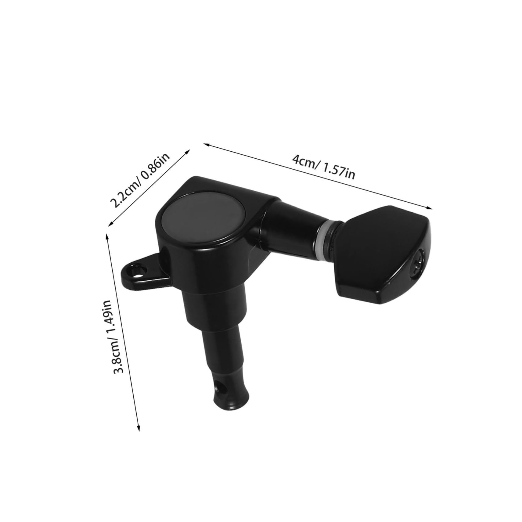 GOOHOCHY 6Pcs Electric Guitar Tuning Pegs Guitar Tuners with Closed Design for Easy Installation Replacement for Acoustic and Electric Guitars Durable and Wear Resistant