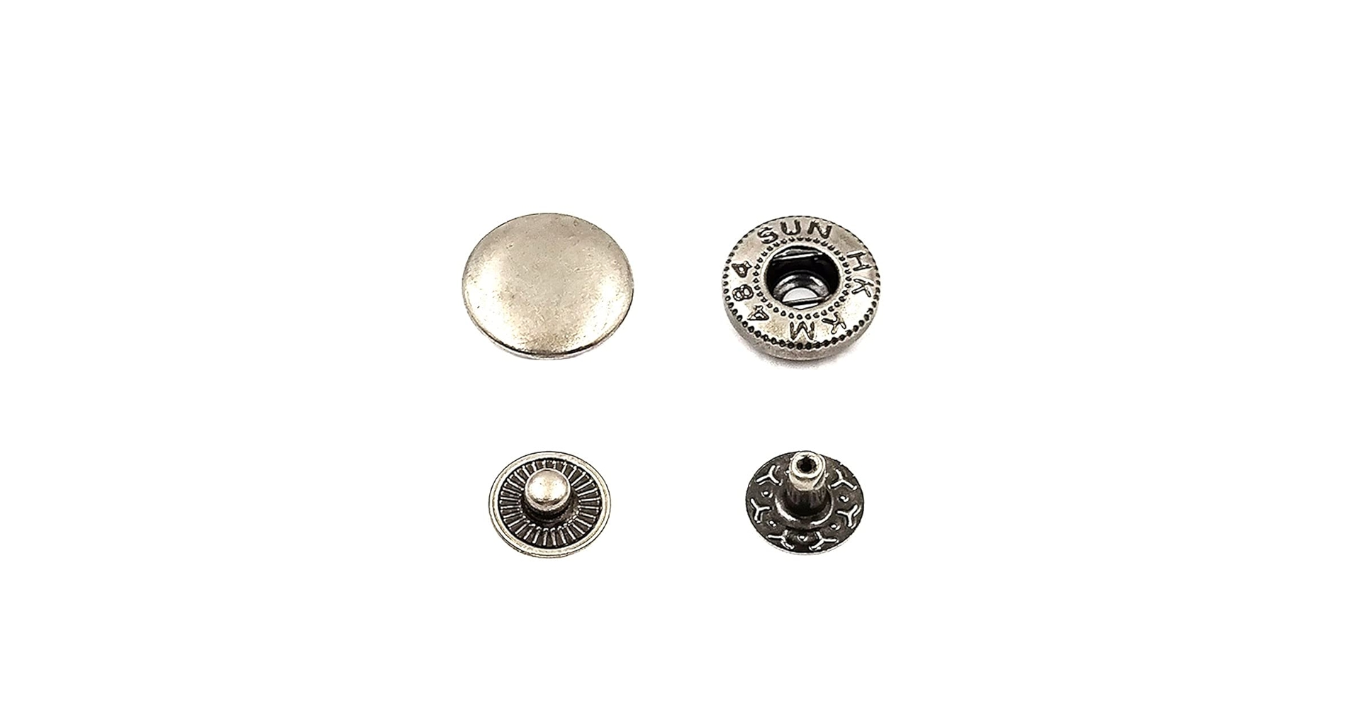 Amazon.co.jp: 50セット メタルスナップファスナー スナップ
