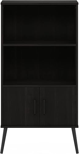 Miniatura 180 de Furinno Jaya Simple Home Estantería ajustable de 3 niveles, blanco Blanco,Negro -,Pino ámbar,Nuez Columbia,Espresso,Roble Frech