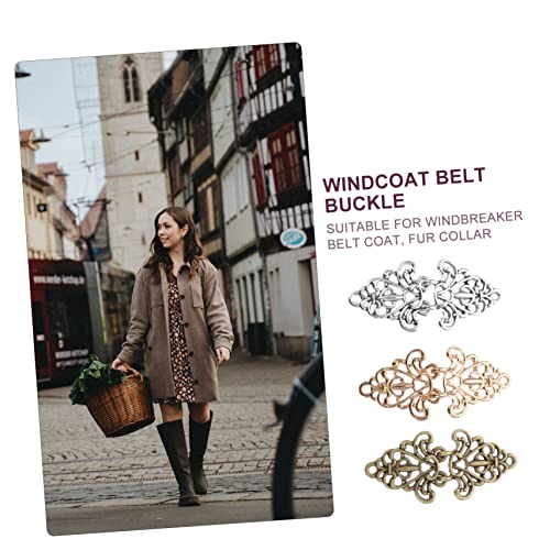 ULDIGI 3 Pçs Fivela Xale Floral Botão Para Cima Cardigan Suéteres Vintage Xale Fecho Suéter Fecho Su