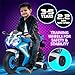 Kid Trax 6V Glow Electric Toddler Kids Motorcycle - Toddler Bike, Indoor/Outdoor Toys, Durable, LED Headlights and Body Light, Realistc Sounds, Kids Ride On Toys, Max Weight 65lbs, Ages 3+, Blue