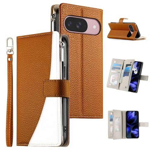 Housse cuir Google Pixel 10 Pro XL marron pour vos sorties