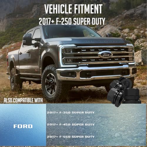 Image of Wheel Accessories Parts 32 Pcs M14x1.5 14x1.5 Thread OEM Style Lug Nuts 0.90 inch Long Black 13 /16 inch 21mm Hex Fits Ford F-250 F-350 F-450 F-550 Super Duty 2C2Z-1012-AA | 611-246