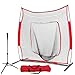 Venbytech for 7'×7' Baseball Softball Practice Net w/Bag Batting Tee
