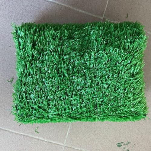 Emiif Gazon kunstgras grasgazon, realistische synthetische grasmat, binnen buiten tuin gazon landschap voor huisdieren, nep kunstgras tapijt (1 x 1 m) - Afbeelding 6