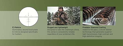 Miniatura 3 de Steiner Alcance de rifle de caza serie 4 Predator con retícula E3 iluminada