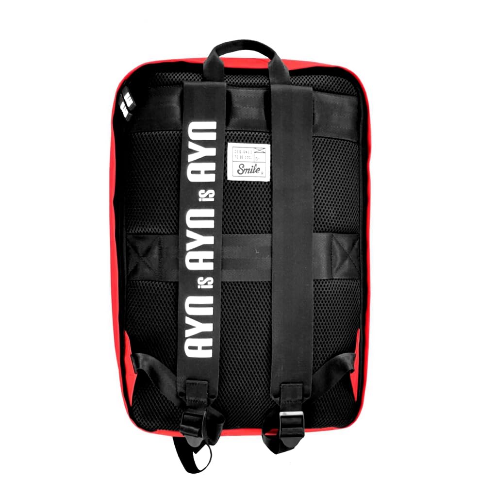 Smile - Mochila Akira Para Portátil Hasta 15 Y 16 Pulgadas Impermeable Y Antirrobo Roja