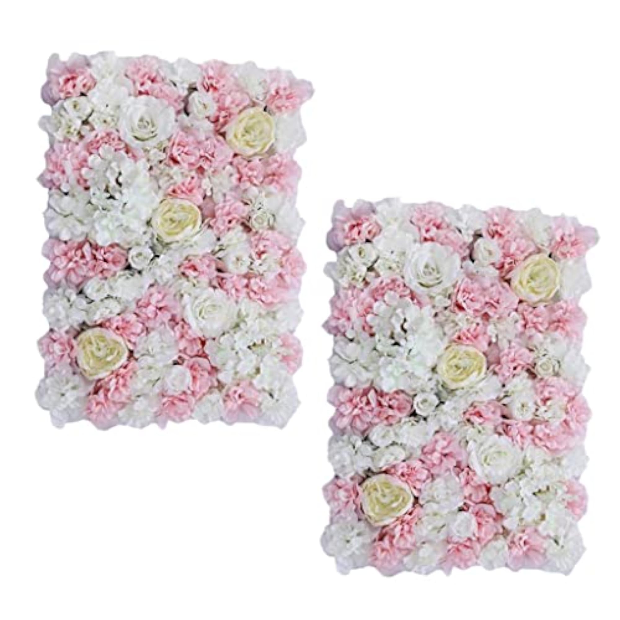 2 Pieces Artificial Flower Wall Wedding Venue Decoration