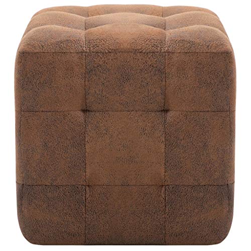 Pouf carré pour petits espaces, solution repose-pieds compact - 5