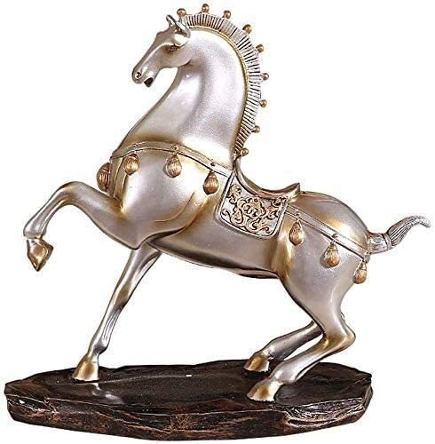 Dpliu 0903 Feng Shui Horse Statue Desk Decoration Modern Minimalist Home Decoration Creation Cabinet Artwork Living Room TV Cabinet