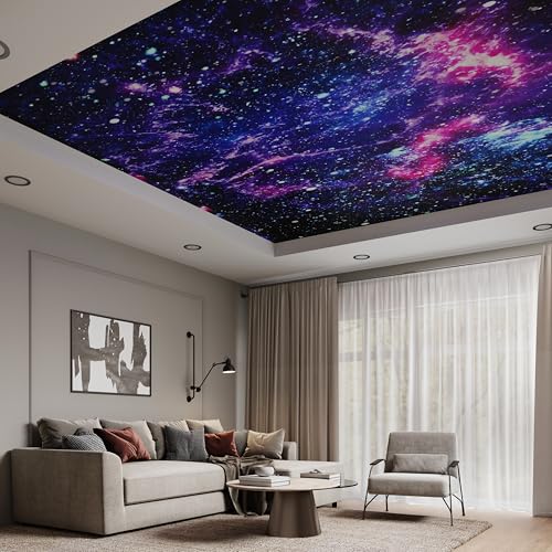SpaseStarrySky Universe9 Ceiling Decor Film - PVC Stretch Ceiling Background-
