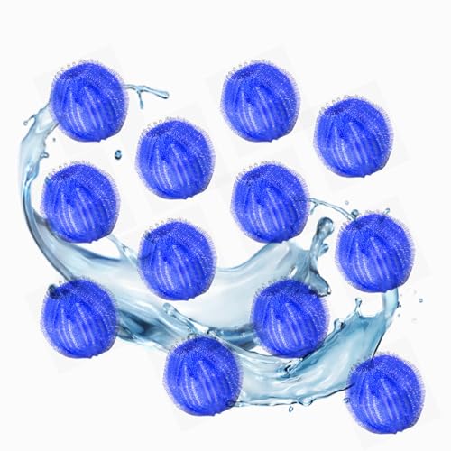 Pet Hair Remover for Laundry, 12 PCS - Reusable Dog & Cat Hair Remover Tool, Effectively Removes Pet...