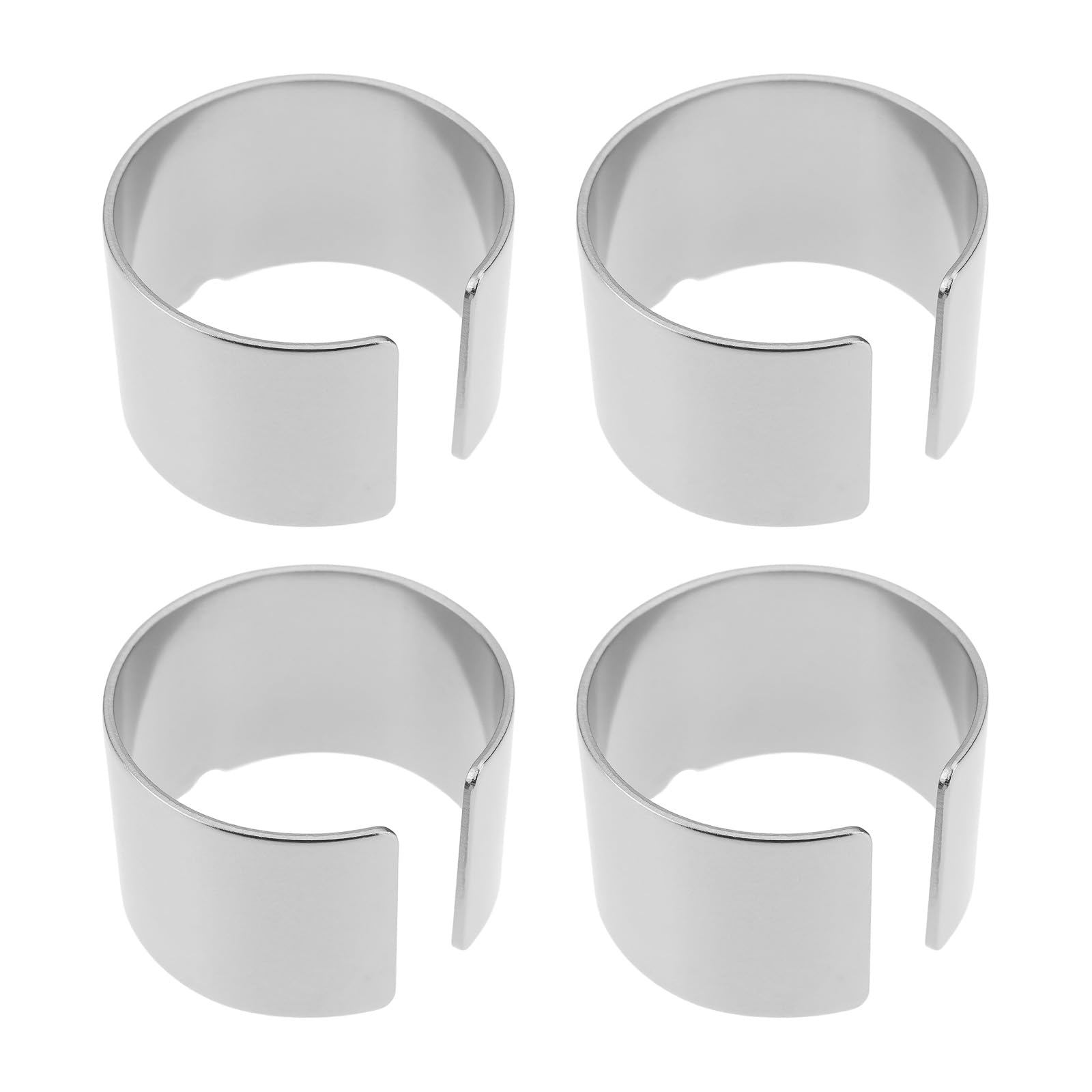 eMagTech 4pcs Car Battery Terminals Shims Clamps Posts Spacer Shims for in-car Audio Video Connectors, Silver-image-15
