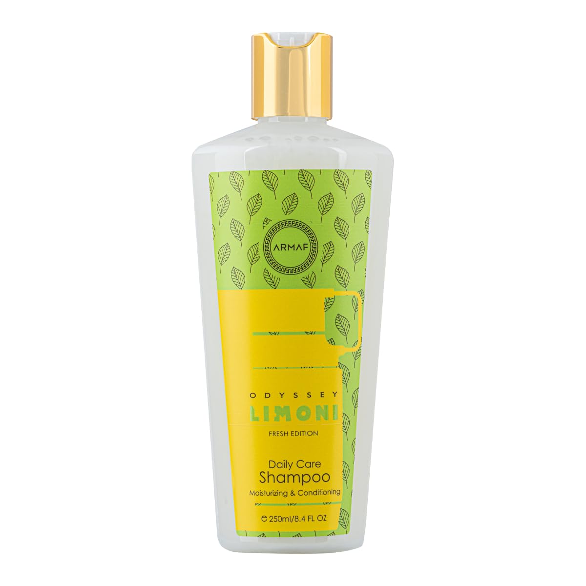 Armaf Odyssey Limoni Fresh Edition – Citrus, Marine, Amber – 4-Piece Gift Set for Unisex (3.4 oz Eau de Parfum + 3.4 oz Shower Gel + 1.7 oz Body Spray + 8.4 oz Shampoo)