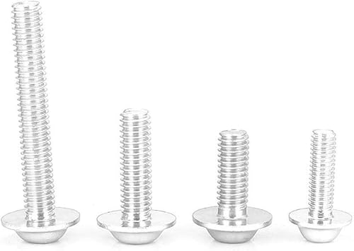 Miniatura 8 de Tornillos de tornillos, 177 piezas de tornillos universales de motocicleta Kit de pernos de carenado M5 M6 apto para motos deportivas (plateado)