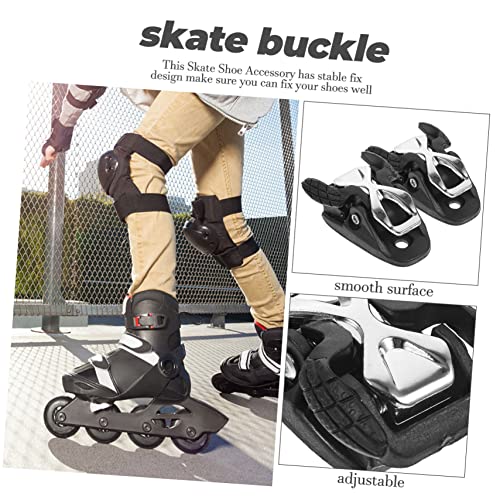 Sosoport 4 Peças Fivela De Patins Patins De Plástico Fivela De Skate Acessórios De Patins Infantis E