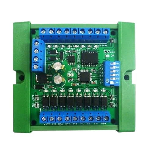 Relais à semi-conducteurs 24V 8CH NPN avec support Rail DIN pour contrôle IO Modbus RTU