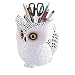 Owl Pen Holder,LYASI Owl Pen Pencil Container Carving Brush Pot Brush Holder Desk Organizer Decoration,Luxury Gift and Exquisite Handicraft