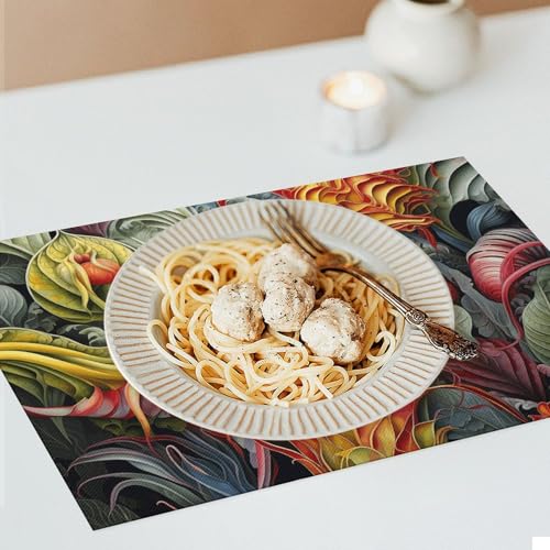 Sets de table thermorésistants et antidérapants pour cuisine - 8