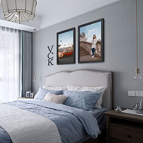 Vck 16X24 Poster Frames Set Of 5, Black Solid Wood Picture Frame, Textured Exclusive Wall Gallery Frame #TOP6