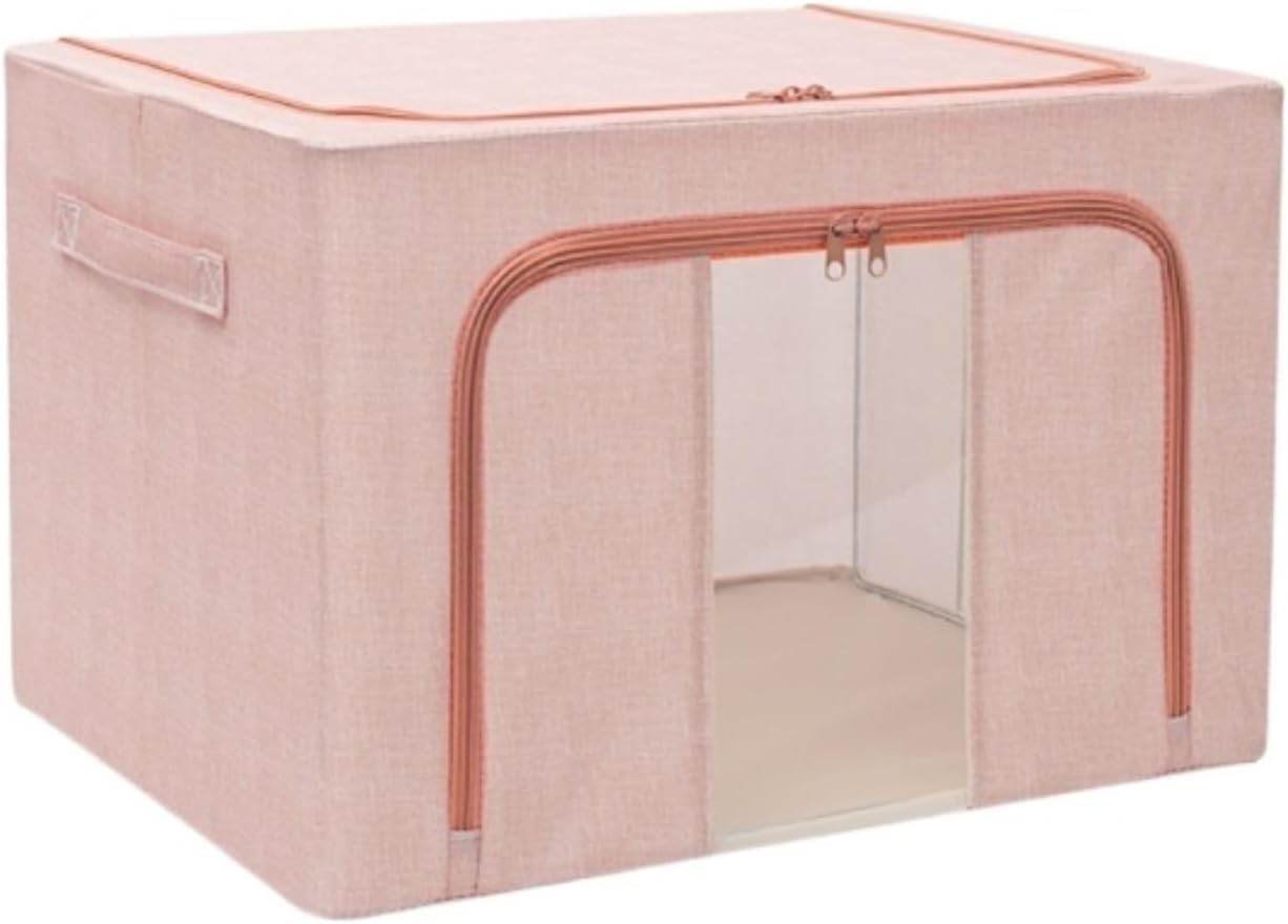 Storage Bins Foldable Clothes Storage Bag Organizer with Handle Storage Container for Bedding Comforters Storage Container